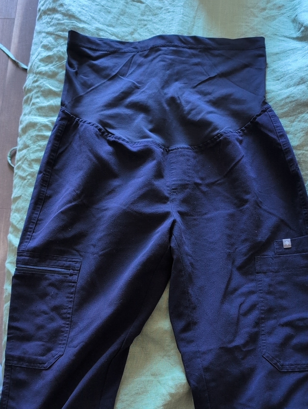Figs Navy Maternity Scrub Pants